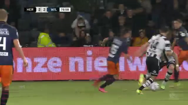 HOL D1 Heracles Almelo Vs Willem II Max Svensson Goal in 77 min, Score 2:2