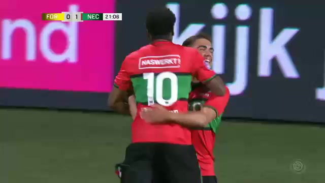 HOL D1 Fortuna Sittard Vs NEC Nijmegen Jonathan Okita Goal in 20 min, Score 0:1