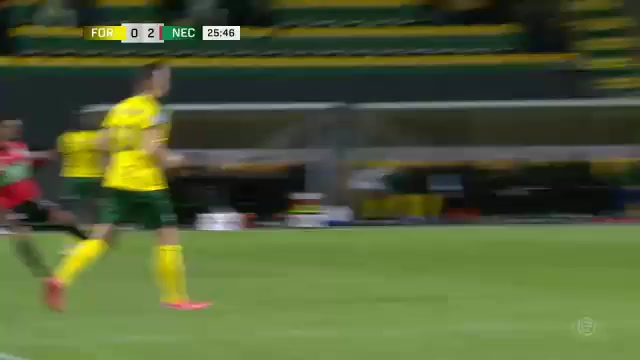 HOL D1 Fortuna Sittard Vs NEC Nijmegen Elayis Tavsan Goal in 25 min, Score 0:2