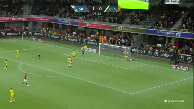 DEN SASL Silkeborg Vs Nordsjaelland 8 ทำประตู  ประตู, ทำคะแนน 2:0