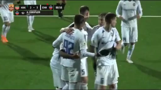 RUS D1 Neftekhimik Nizhnekamsk Vs Yenisey Krasnoyarsk Aleksey Skvortsov Goal in 90 min, Score 2:3