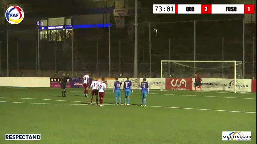 ANDSL CE Carroi Vs FC Santa Coloma 74 phút Vào, ghi bàn 2:2