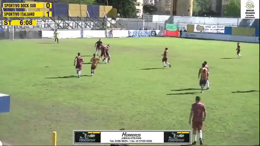 1461 Sportivo Dock Sud Vs Sportivo Italiano 52 skor gol , skor 1:1