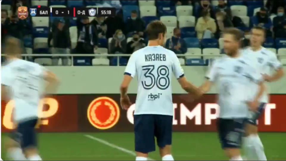 RUS D1 Baltika Kaliningrad Vs Dolgiye Prudy Yan Kazaev Goal in 55 min, Score 1:1