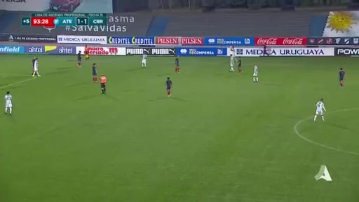 URU D2 CA Atenas Vs Cerro Montevideo  Goal in 94 min, Score 1:2