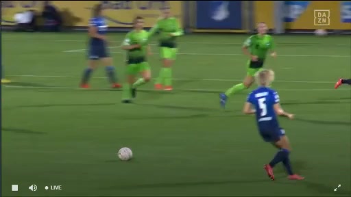 UEFA WUC Hoffenheim (w) Vs HB Koge (w) Buhler Goal in 60 min, Score 3:0