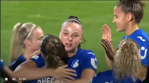 UEFA WUC Hoffenheim (w) Vs HB Koge (w)  Goal in 92 min, Score 5:0