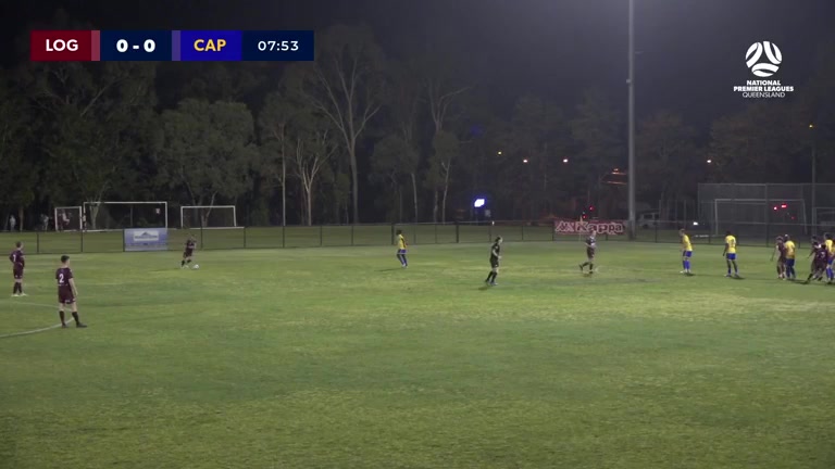 AUS QSL Logan Lightning Vs Capalaba Bulldogs 8 phút Vào, ghi bàn 1:0