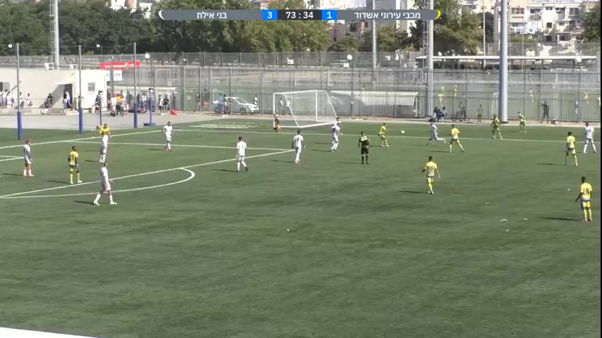 ISR D3 SC Maccabi Ashdod Vs Bnei Eilat Gazain Goal in 74 min, Score 2:3