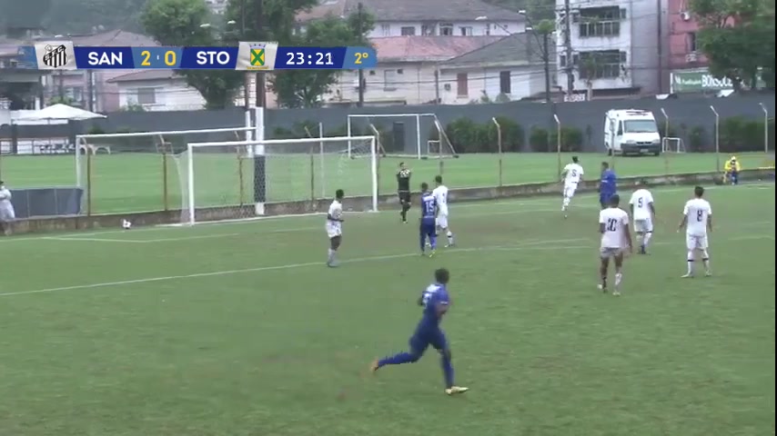 BRA CPY Santos (Youth) Vs Santo Andre (Youth)  Goal in 69 min, Score 3:0