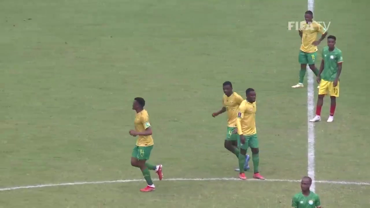 WCPAF Ethiopia Vs South Africa Teboho Mokoena Goal in 44 min, Score 0:1