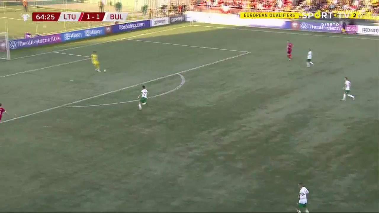 WCPEU Lithuania Vs Bulgaria Kiril Despodov Goal in 64 min, Score 1:1