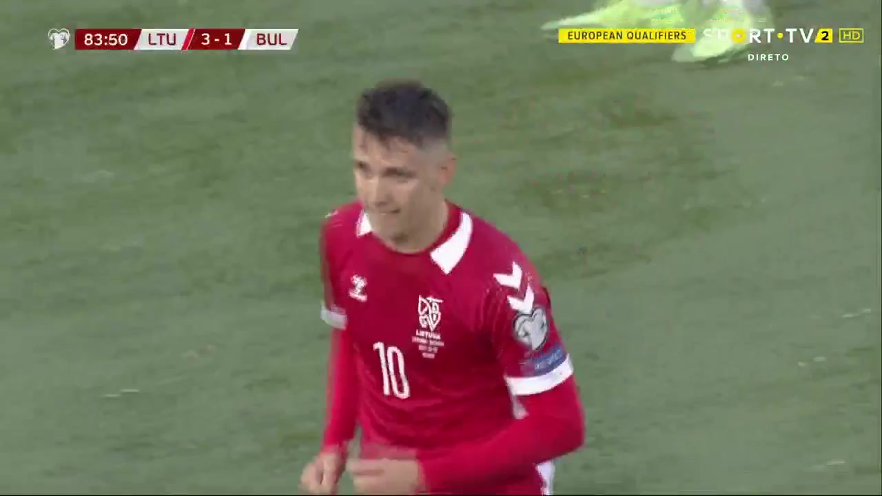 WCPEU Lithuania Vs Bulgaria Fedor Cernych Goal in 83 min, Score 3:1