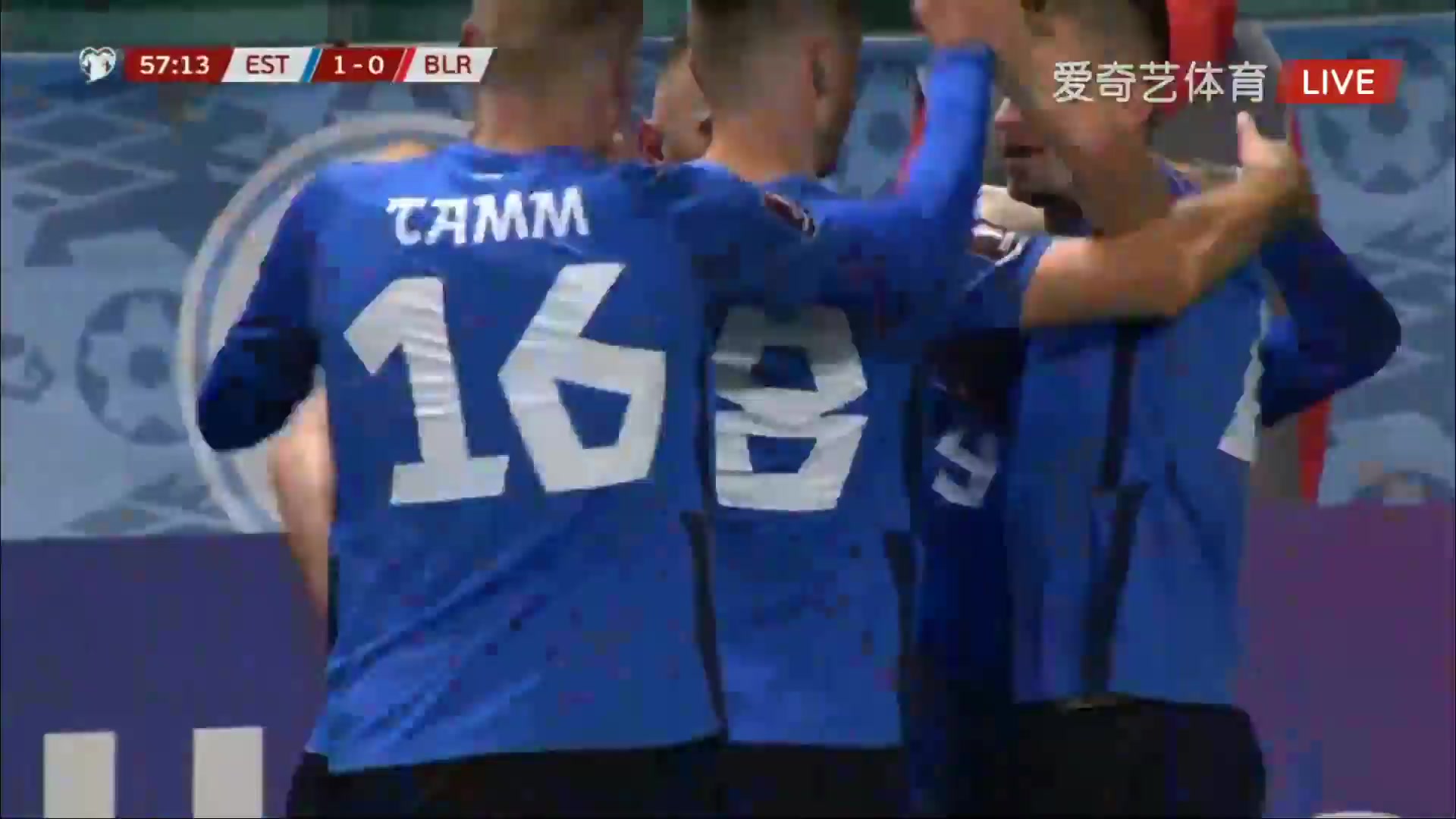 WCPEU Estonia Vs Belarus Erik Sorga Goal in 57 min, Score 1:0