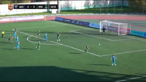 RUS D1 Veles Vs FK Krasnodar 2 Stamenkovic F. Goal in 34 min, Score 1:0