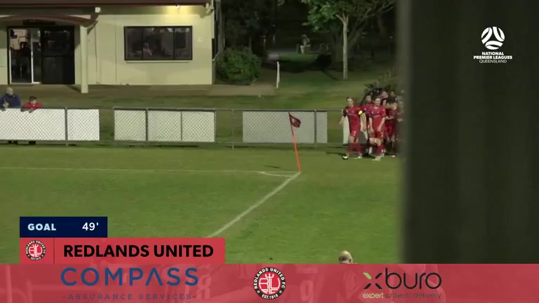 AUS QSL Redlands United FC Vs Gold Coast Knights 45+ phút Vào, ghi bàn 2:0