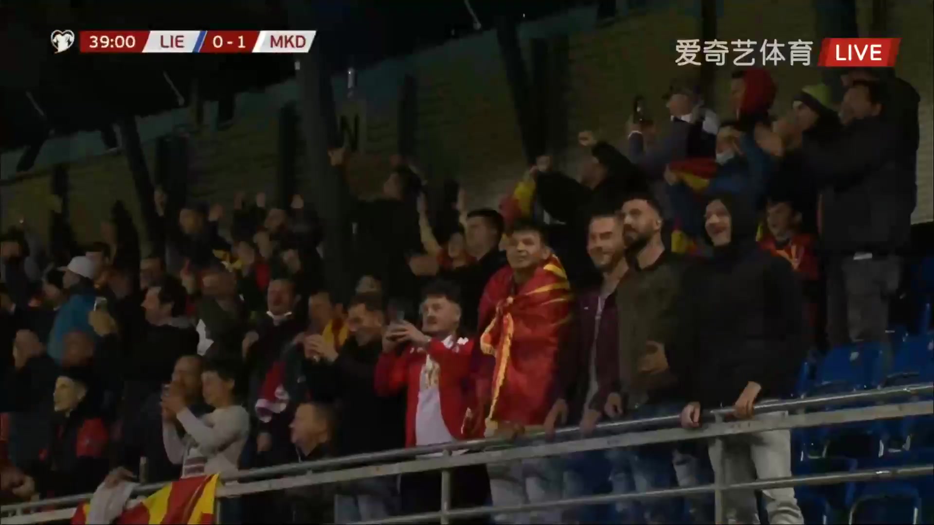 WCPEU Liechtenstein Vs North Macedonia Darko Velkovski Goal in 38 min, Score 0:1