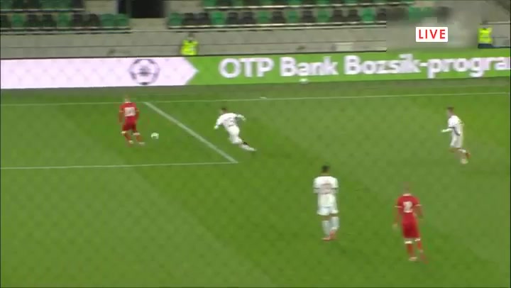 UEFA  U21Q Hungary U21 Vs Poland U21 Marcel Wedrychowski Goal in 80 min, Score 1:2