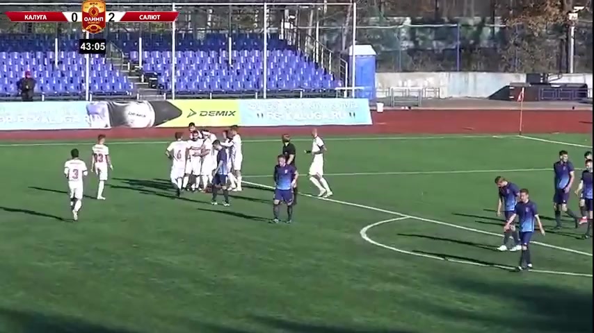 RUS D2 FK Kaluga Vs Salyut-Energia Belgorod 43 phút Vào, ghi bàn 0:3