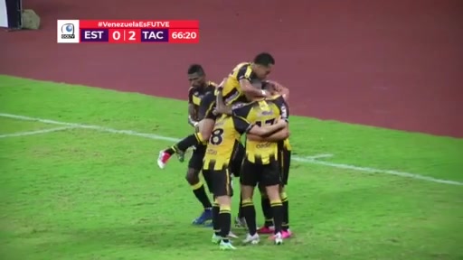 VEN D1 Estudiantes Merida FC Vs Deportivo Tachira 66 ทำประตู  ประตู, ทำคะแนน 0:2
