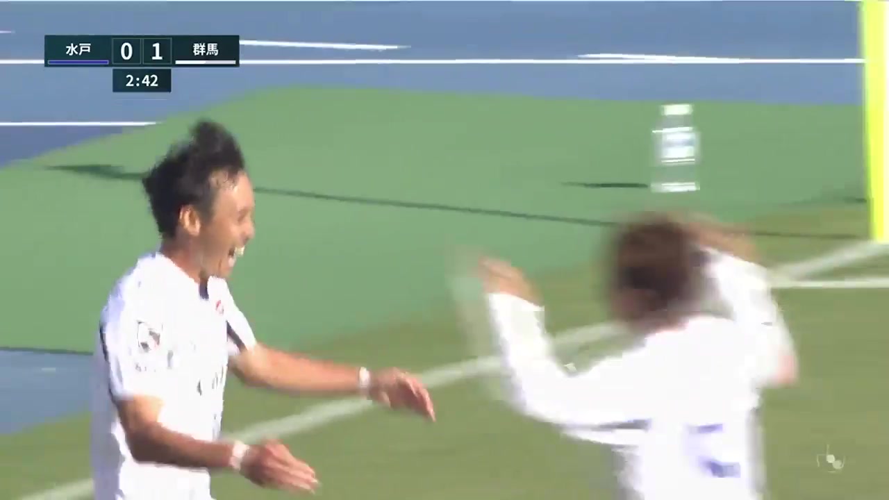 JPN D2 Mito Hollyhock Vs Thespa Kusatsu Syota AOKI Goal in 2 min, Score 0:1