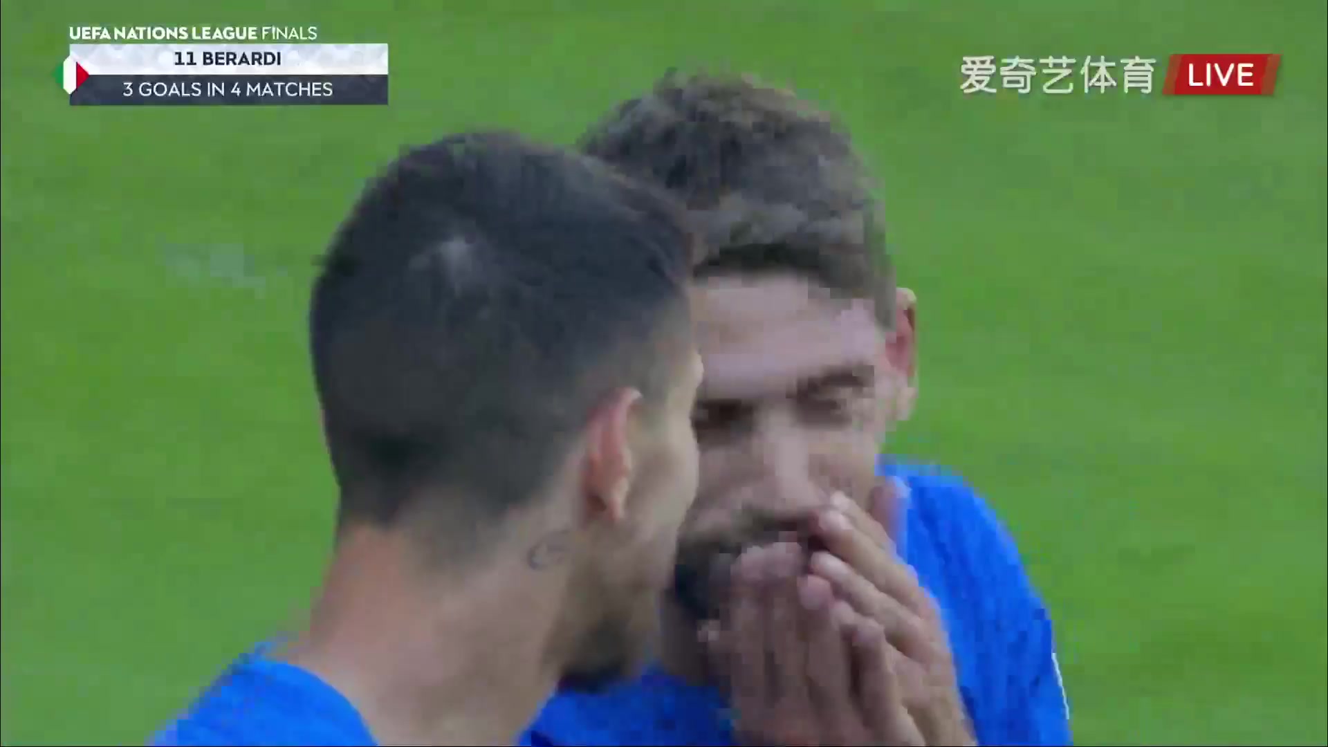 UEFA  NL Italy Vs Belgium 65 phút Domenico BerardiVào, ghi bàn 2:0