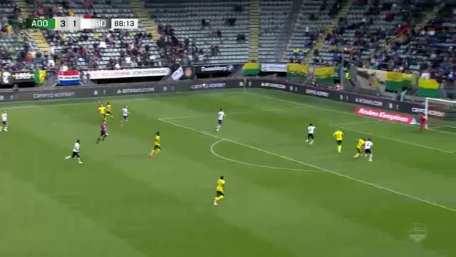 HOL D2 ADO Den Haag Vs Den Bosch 88 phút Soufyan AhannachVào, ghi bàn 4:1