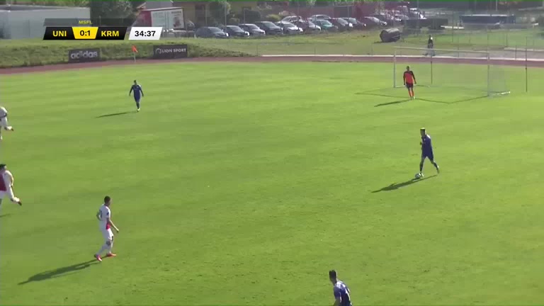 CZE CFL Unicov Vs Slavia Kromeriz 34 phút Vào, ghi bàn 0:2