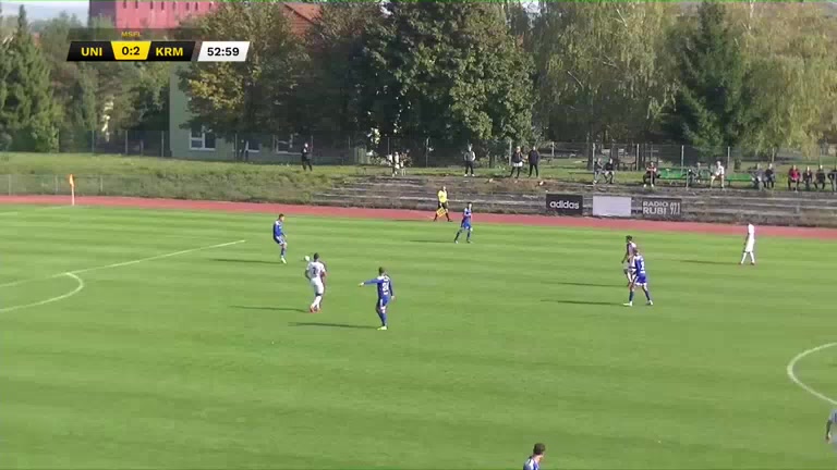 CZE CFL Unicov Vs Slavia Kromeriz 53 phút Vào, ghi bàn 1:2