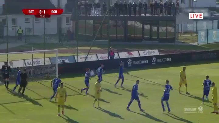 POL D2 Radunia Stezyca Vs Ruch Chorzow Mokrzycki Goal in 38 min, Score 0:1
