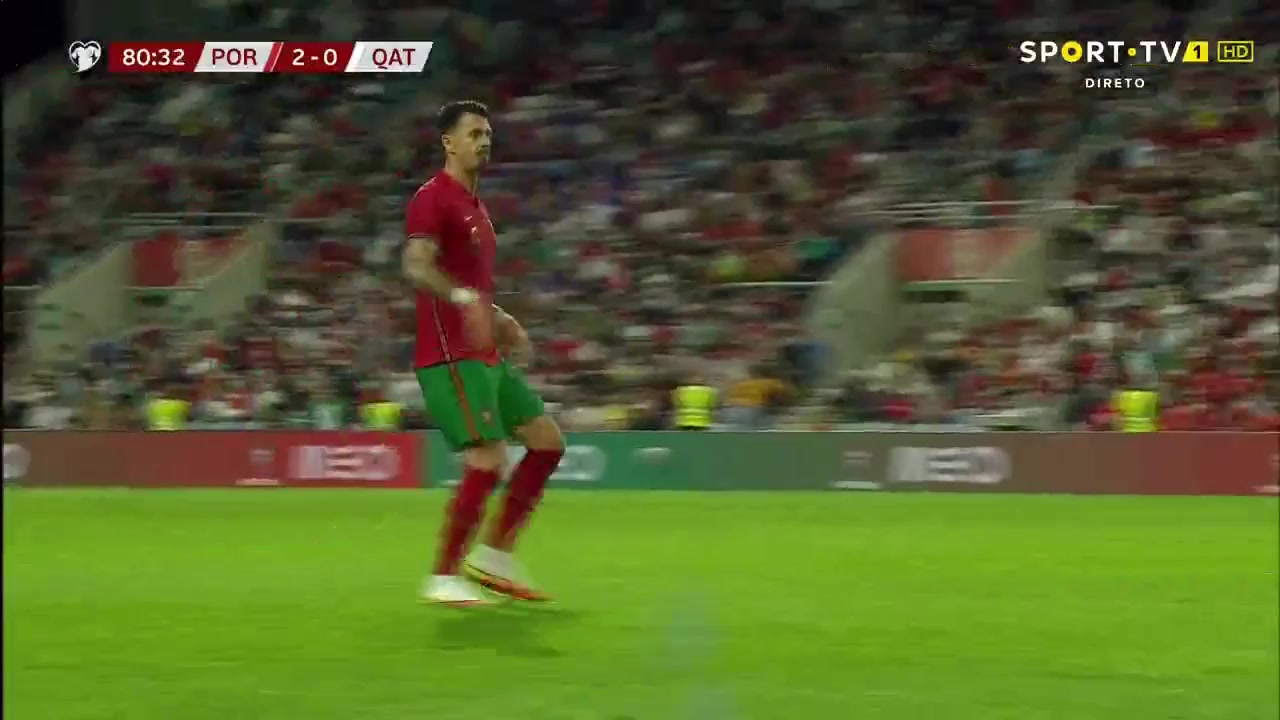 INT FRL Portugal Vs Qatar  Goal in 82 min, Score 3:0
