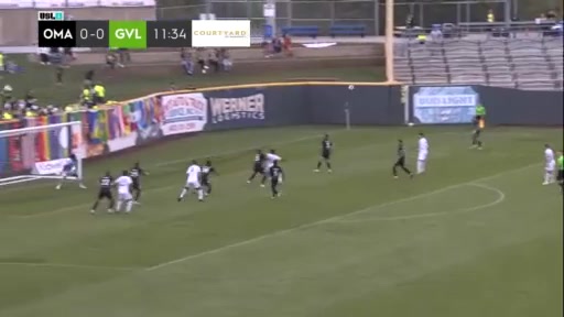 APSL Omaha Vs Greenville Triumph 12 phút Vào, ghi bàn 0:1