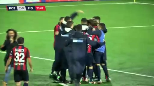 ITA C1 Potenza Vs A.S Andria Bat Coccia Goal in 75 min, Score 2:0