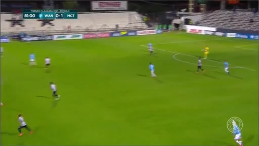 URU D1 Wanderers FC Vs Torque  Goal in 80 min, Score 1:1