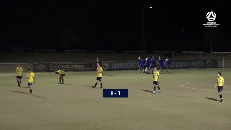 AUS QSL Gold Coast United Vs Brisbane Strikers 48 phút Vào, ghi bàn 1:1