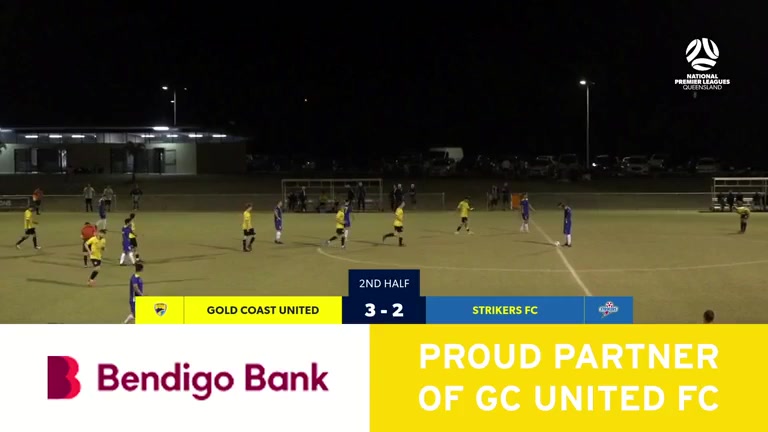 1068 Gold Coast United Vs Brisbane Strikers 78 skor gol , skor 3:2