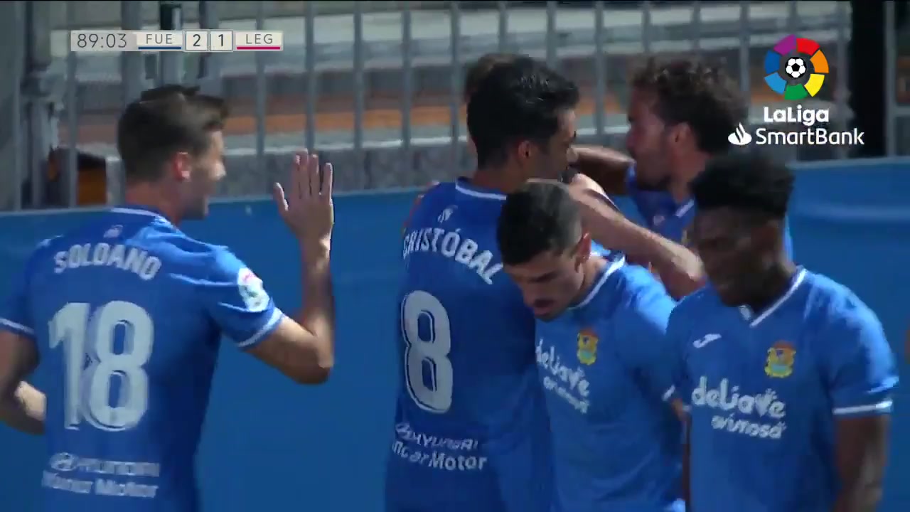 SPA D2 Fuenlabrada Vs Leganes 89 ทำประตู Alejandro Sotillos ประตู, ทำคะแนน 2:1