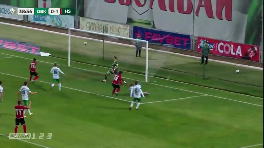 UKR D2 Obolon Kiev Vs Hirnyk-Sport Palamar Goal in 39 min, Score 0:1