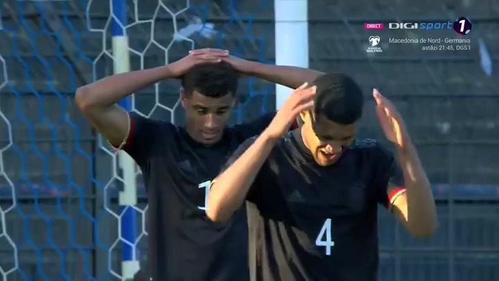 INT FRL Germany U20 Vs Romania U20  Goal in 85 min, Score 3:0