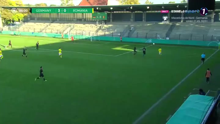 INT FRL Germany U20 Vs Romania U20 Schmidt K. Goal in 86 min, Score 4:0