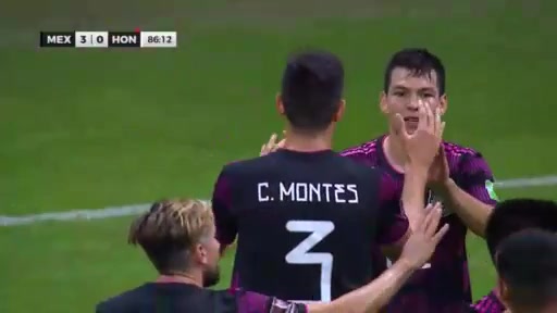 WCPCA Mexico Vs Honduras Hirving Rodrigo Lozano Bahena Goal in 86 min, Score 3:0