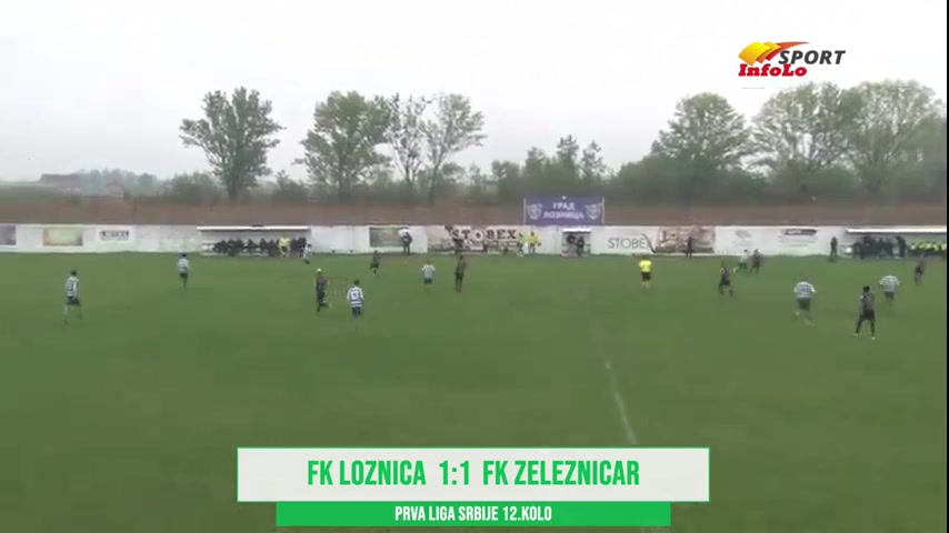 SER D2 FK Loznica Vs FK Zeleznicar Pancevo  Goal in 54 min, Score 1:1