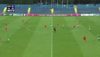 UEFA  U21Q Montenegro U21 Vs Ireland U21  Goal in 31 min, Score 3:0