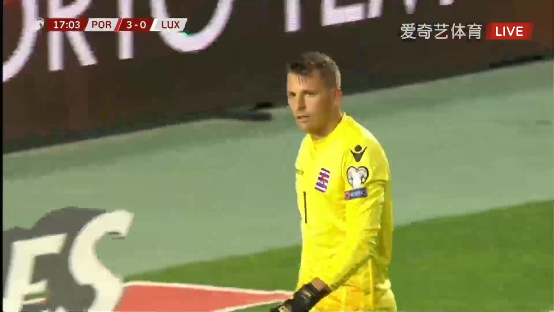 欧洲预选 葡萄牙 Vs 卢森堡 16分布鲁诺·费尔南德斯进球,比分3:0