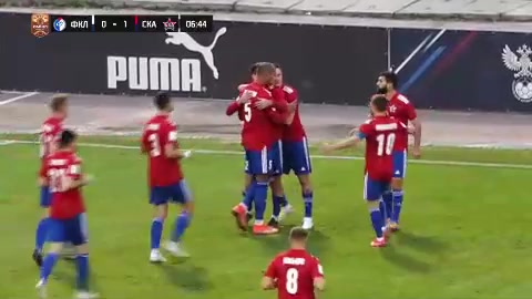 RUS D1 Fakel Vs SKA Khabarovsk Georgi Gongadze Goal in 6 min, Score 0:1