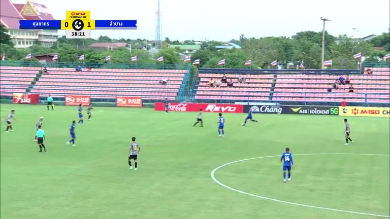 1048 Customs Department FC Vs Lampang FC 38 skor gol , skor 1:1