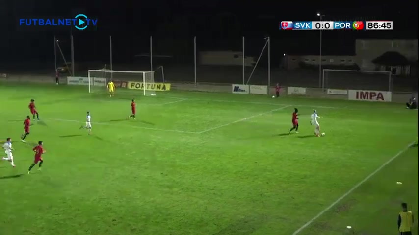 INT FRL Slovakia U19 Vs Portugal U19 Zazrivec T. Goal in 87 min, Score 1:0