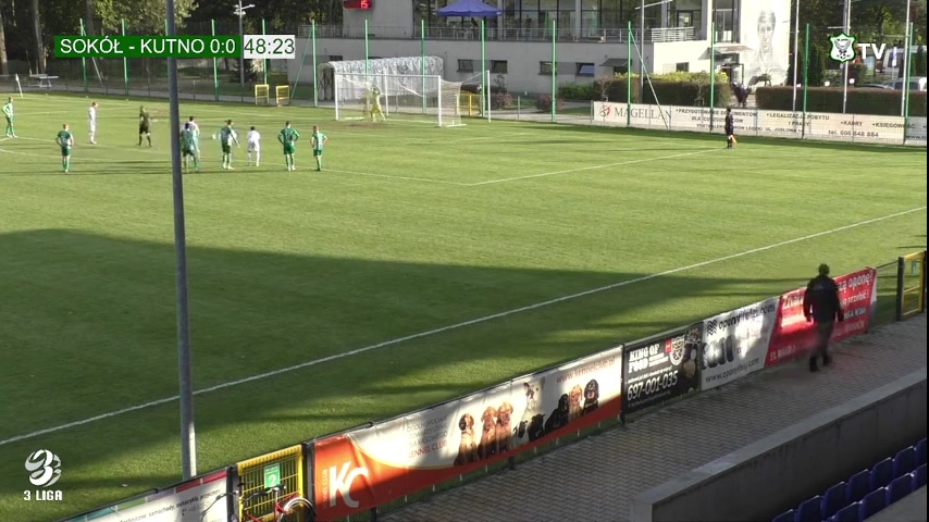 IV liga Sokol Aleksandrow Lodzki Vs KS Kutno Krasniewski M. Goal in 50 min, Score 0:1