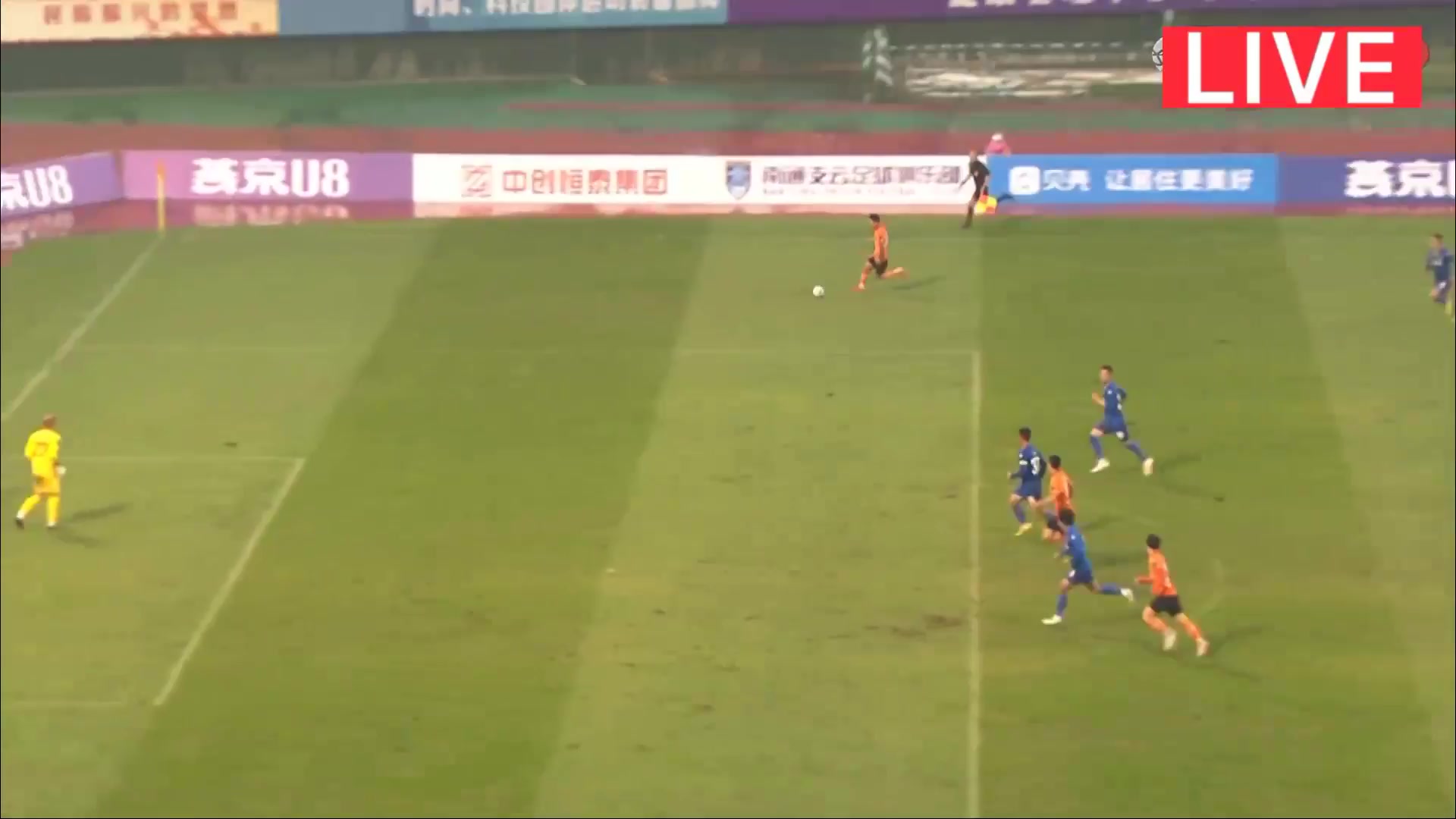 CFC Wuhan FC Vs Dantong Tengyue Liu Yun Goal in 73 min, Score 5:0