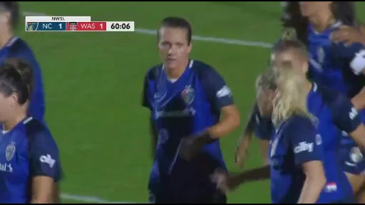 USA WD1 North Carolina (w) Vs Washington Spirit  (w) 61 phút Vào, ghi bàn 1:1